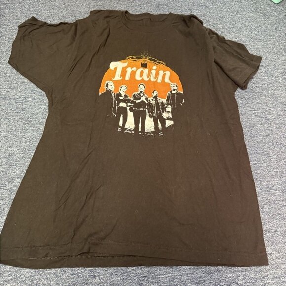 train KNOCKOUT PHOTO TOUR TEE sz L - Picture 1 of 3